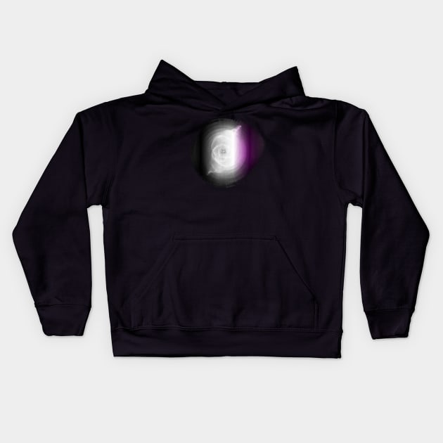 Ace Space Flag Galaxy Stars Kids Hoodie by Sunniest-Dae